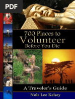 Kelsey - 700 Places To Volunteer Before You Die