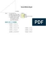 Hazen Williams Equation(Ad)