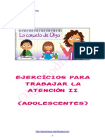 Ejercicios Para Trabajar La Atencón II