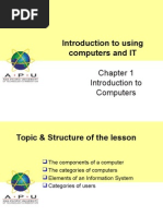 Chapter01 - Introduction To Using Computers and IT