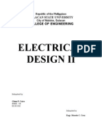 Electrical Design Ii: Bulacan State University College of Engineering