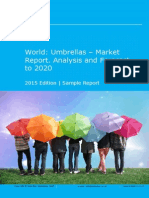World: Umbrellas - Market Report. Analysis and Forecast To 2020
