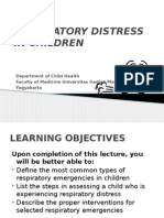 Respiratory Distress in Children 2007dr. Amalia.