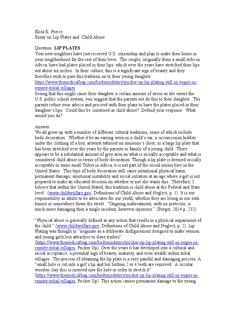 free essays child neglect