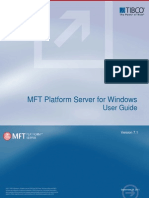 MFT Platform Server v7.1 For Windows User Guide