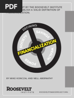 Defining Financialization