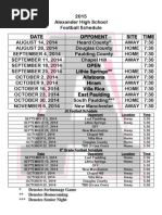 Download Douglas County High School Football Schedules 1 by bernardepatch SN272845776 doc pdf