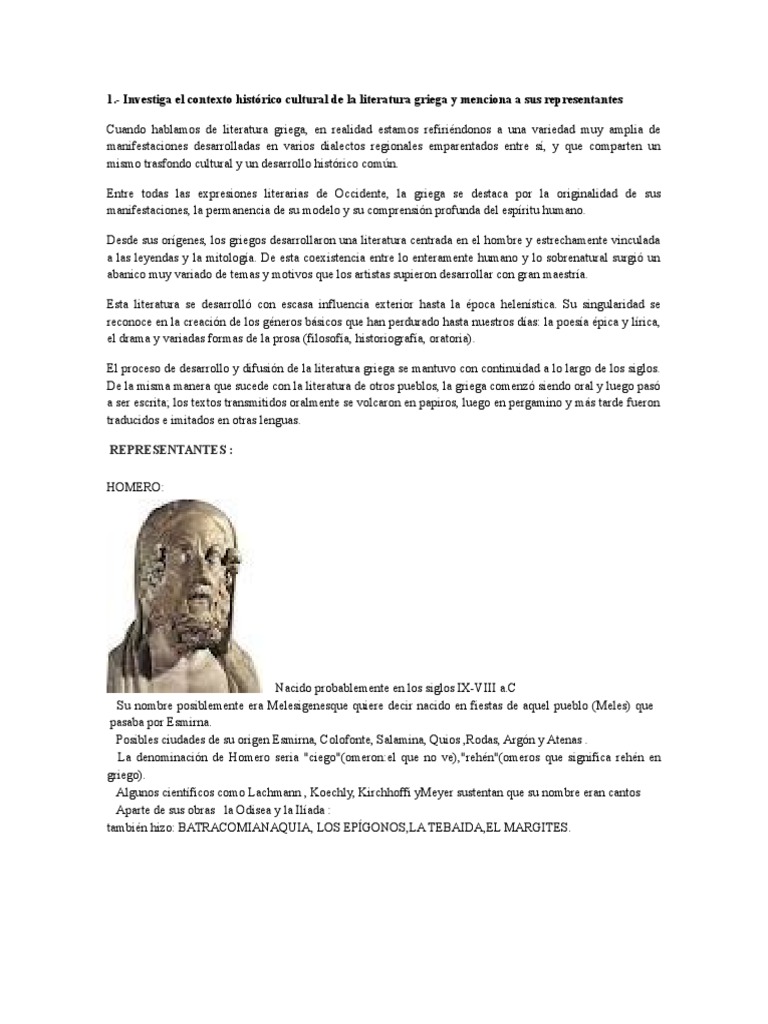 1 Investiga El Contexto Histórico Cultural de La