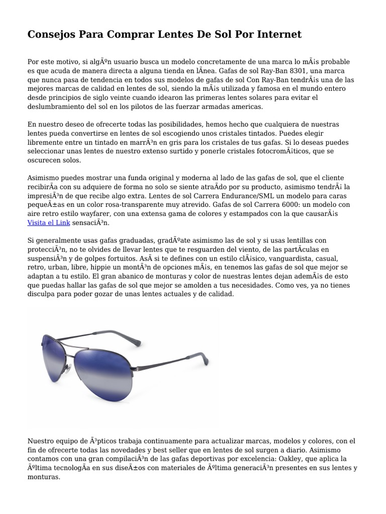 gafas por internet