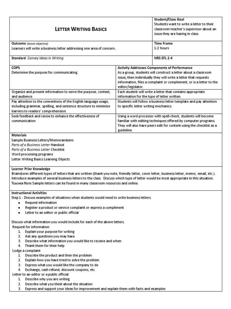 Business Letter Writing Essentials | PDF | Cognitive Science | Cognition