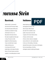 Poems by Melissa Stein