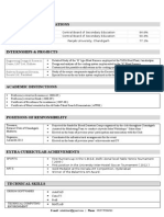 Rishabh Gupta Resume Summary