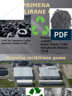 Primena Reciklirane Gume Prezentacija