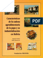 Caracteristicas de La Cadena Agroalimentaria de La Papa y Su Industrialización en Bolivia
