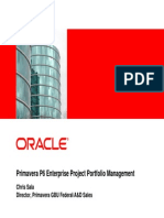 Primavera P6 Enterprise Project Portfolio Management