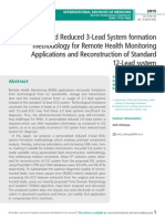 Personalized Reduced 3-Lead System Formation Methodology For Remote Health Monitoring Applications and Reconstruction of Standard 12-Lead System