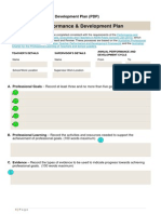 PDP Teacher Template Joining The Dots - Editable