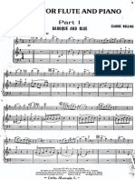 Claude Bolling Suite For Flute and Jazz Piano Trio Piano Score Only