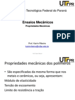 Ensaios - Prop. Mecânicas Dos Polím. e Ensaio Dobramento