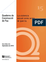 La Violencia Sexual Como Arma de Guerra