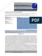 Evaluation of Process Parameters For Graft Copolymerization of Glycidyl Methacrylate To Kenaf Fiber Using Design of Experiment Method