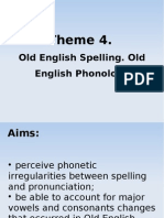 Old English Phonetics