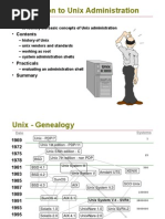 1 Introduction to Unixadmin