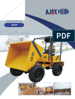 Highly Maneuverable 2-Ton Articulated Dump Truck