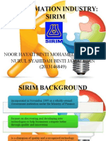 SIRIM: Information Industry