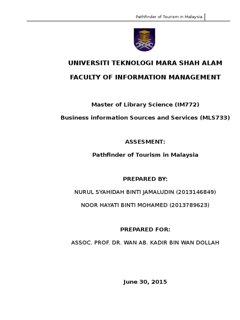Pathfinder | PDF | Malaysia | Tourism