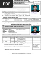 Roll Number 380874: Examination Schedule and Centre Details