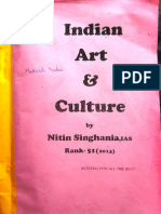 Indian Art & Culture - IAS 51 Rank (Nitin Singhaniya) - 1