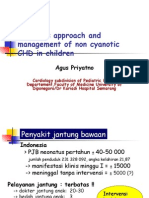 Diagnosis Approach and Management of Non Cyanotic CHD