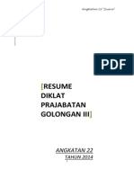 Resume Diklat Prajabatan