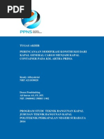 Download Perencanaan Modifikasi Konstruksi Dari Kapal General Cargo Menjadi Kapal Container Pada Km Artha Prima by sankukuh SN272933015 doc pdf