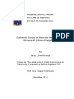 Evaluación Sísmica de Sistemas Estructurales