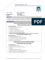 Mohammed Sahidur Rahman ACA CV