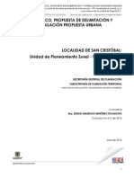 Diagnostico y Propuestas Urbanas Mejoramiento Integral UPZ 32 Bogota
