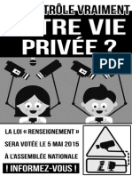 Contre la Loi Renseignement - Affiche 3