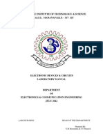 Electronic Devices - Circuits Lab Manual