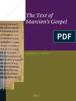 (New Testament Tools, Studies and Documents 49) Dieter T. Roth-The Text of Marcion's Gospel-Brill Academic Publishers (2015)