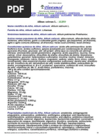 ALHO, Allium Sativum