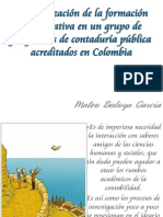 Formación investigativa en contaduría pública