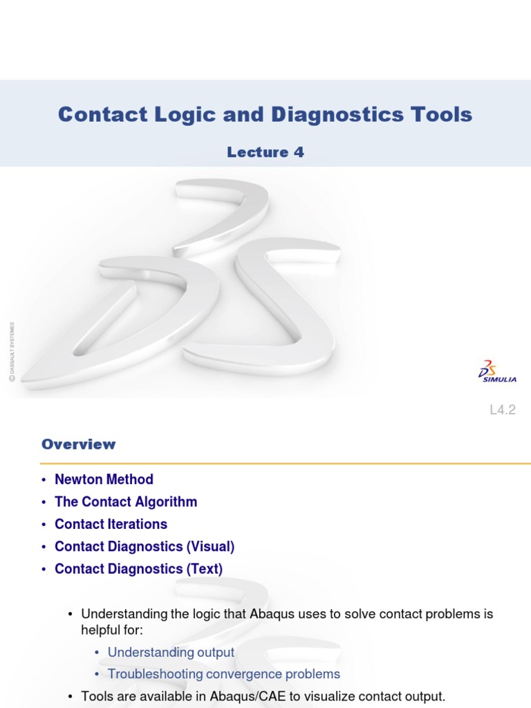 ContactLogic Abaqus PDF System Linear Elasticity
