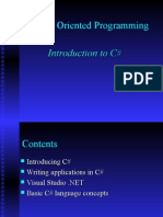 Introduction to C#