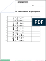 Sum Up and Fill in The Correct Answers in The Spaces Provided