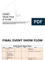 Sample Final Event Show Flow Script
