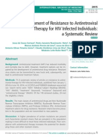 The development of Resistance to Antiretroviral Therapy for HIV Infected Individuals