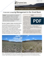 Post-Fire Grazing Management in The Great Basin