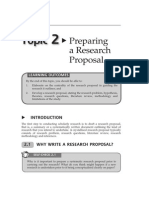 Topic 2 Preparing A Research Proposal